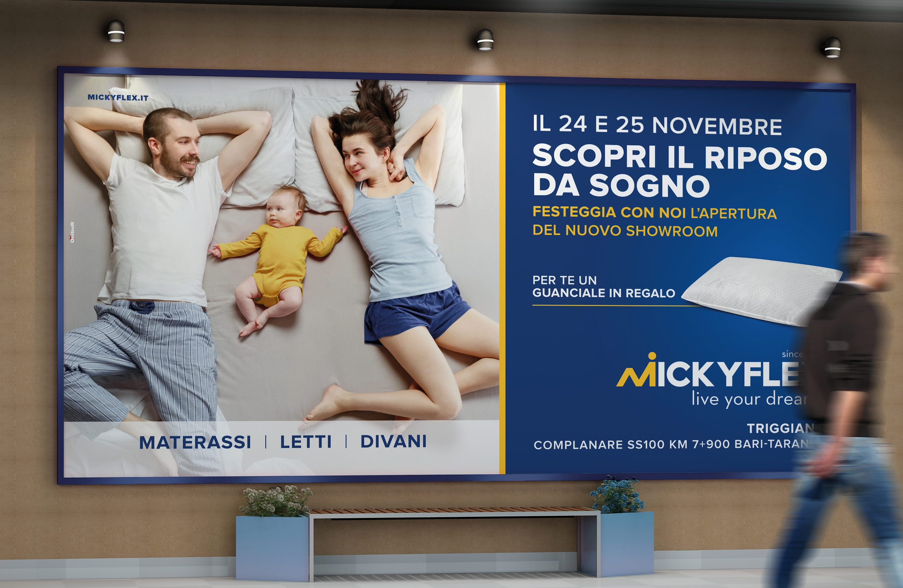 MICKYFLEX - CAMPAGNA APERTURE NUOVI SHOWROOM 3
